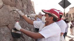 Cusco: campaña para limpiar muros reúne a 1.860 voluntarios