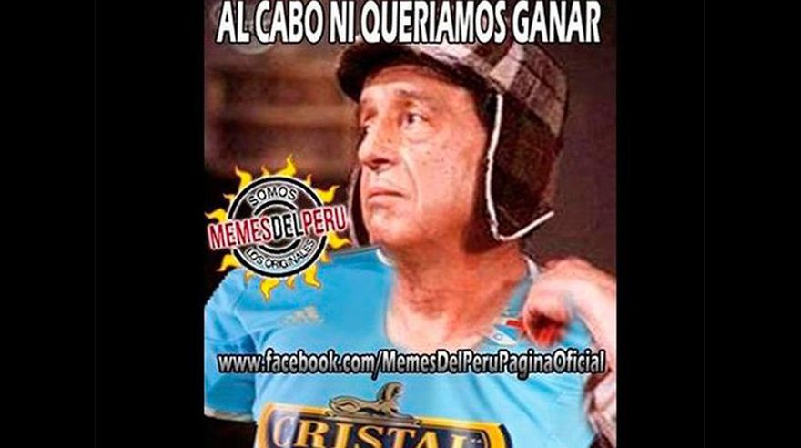 Los memes de Sporting Cristal tras recibir 5 goles en Huancayo