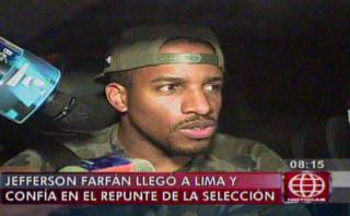 Jefferson Farfán, el primer 'extranjero' en llegar a Lima