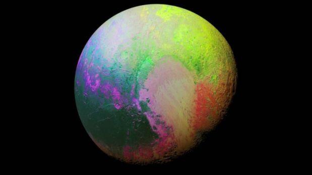 NASA difunde imagen "psicodélica" de Plutón