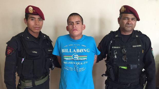 Áncash: detienen a 'Gringasho' de Los Sanguinarios de Coishco