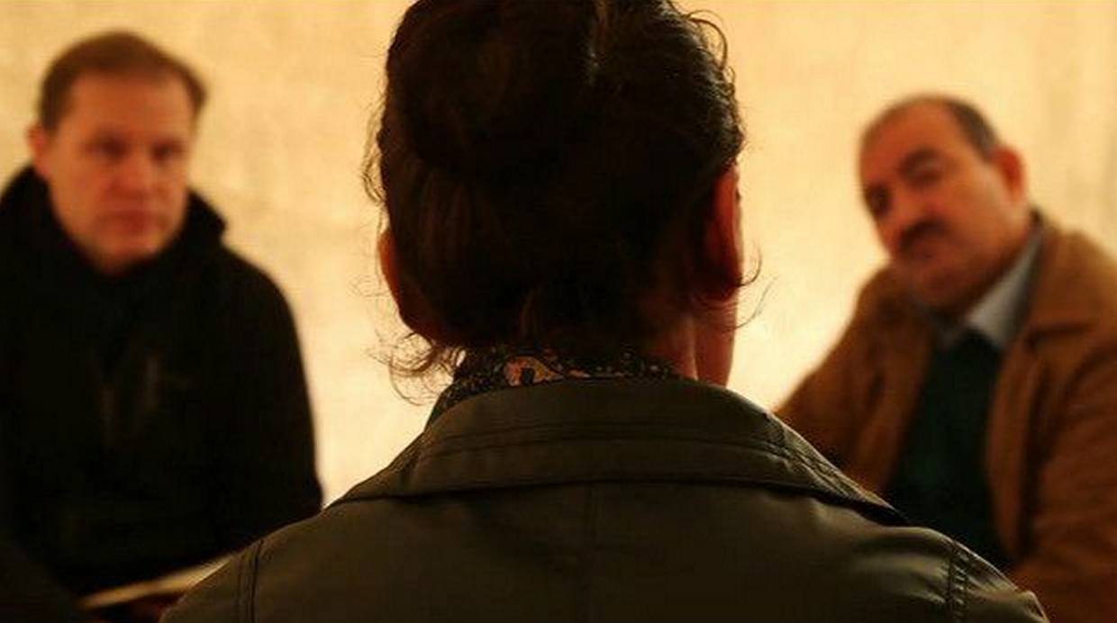 Hannan, una mujer de la secta yazidi, fue vendida como esclava en un mercado para combatientes de EI. (Foto: BBC Mundo)