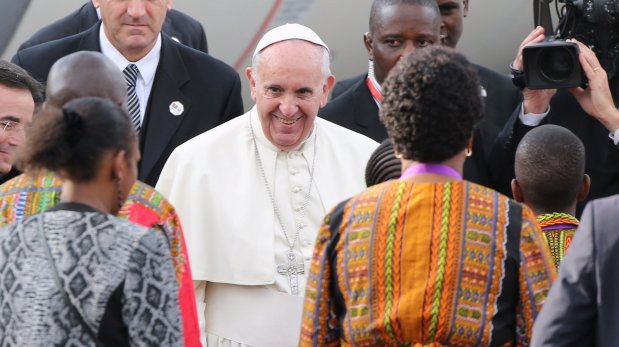 El papa Francisco en Kenia. (Reuters)