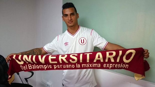 Universitario confirmó la contratación del lateral izquierdo Miguel Trauco para la temporada 2016. (Foto: Universitario)