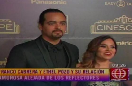 Ethel Pozo Valcárcel y Franco Cabrera niegan haber terminado