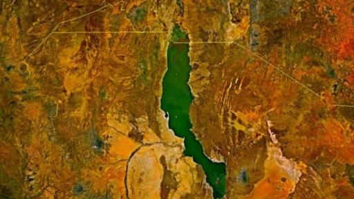 Hubo un tiempo en que el lago Turkana era mucho más húmedo y sus alrededores más verdes. (Foto: Nasa/Wikimedia commons)