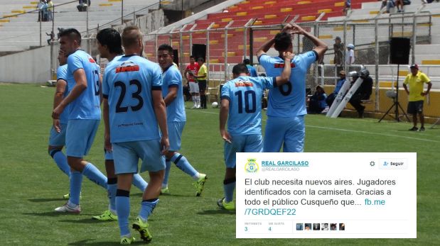 Garcilaso: su cuenta de Twitter reclamó identidad a jugadores