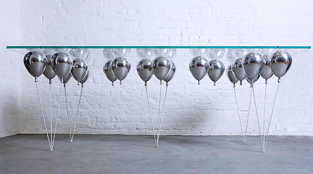 [Foto] Up Ballon : la mesa que parece hecha con globos