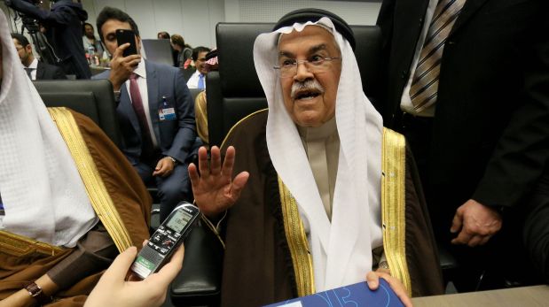 El ministro de petróleo y recursos minerales, Ali Ibrahim Naimi, es el representante de Arabia Saudí en la COP21. (AP)