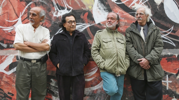 Se juntaron cuatro músicos, Manongo Mujica, Arturo Ruiz, Miguel Flores y Luis Aguilar. (Foto: El Comercio)