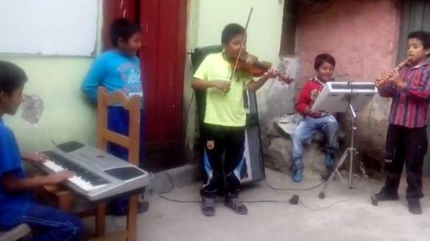 Niños de Perú se hicieron estrellas cantando cumbia en Facebook - Imagen 1