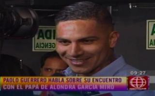 Paolo Guerrero habló de comparaciones entre Alondra y Yahaira