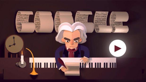 Google festeja el 245 cumpleaños de Ludwig van Beethoven