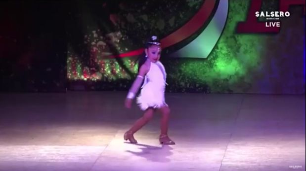 Niña peruana de 6 años ganó campeonato mundial de salsa 