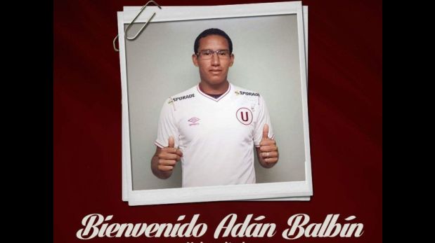 Adán Balbín será el nuevo refuerzo de Universitario de Deportes