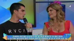 Sandra Arana lloró en televisión al despedirse de su hijo