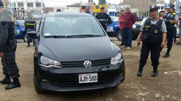 La policía y agentes del serenazo iniciaron una persecución que termino con la captura de dos de los delincuentes.(Municipalidad de Los Olivos)