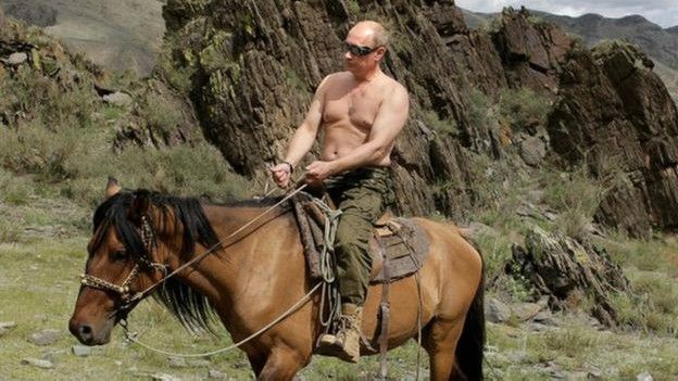 De regreso a la naturaleza: Putin ha cultivado una imagen de macho que atrae a muchos rusos. (Foto: AFP)