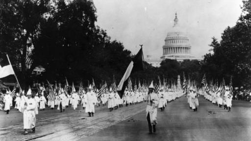 En la década de 1920 la influencia del KKK en la vida política de EE.UU.era notable.