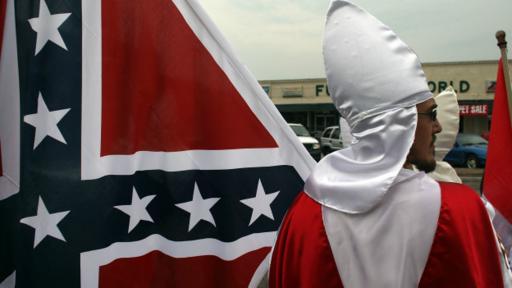 El KKK es particularmente fuerte en los estados del sur de EE.UU.