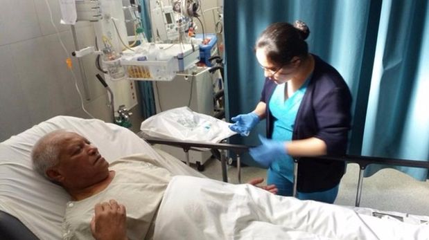 Pedro Cotillo fue internado de emergencia en una clínica de Miraflores. (Foto: RPP)