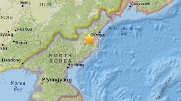 El USGS explicó que el epicentro del sismo se situó en el noreste de Corea del Norte. (Foto: USGS)