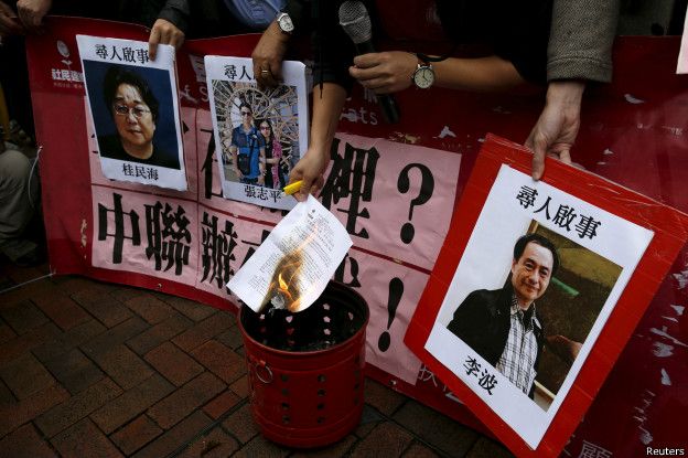 Lee Bo, Gui Minhai, Lui Bo, Cheung Jipling y Lam Wingkei son los cinco desaparecidos. (Foto: Reuters)