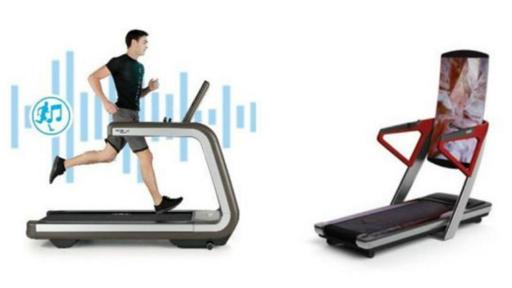 La conectividad en las máquinas de ejercicio es tendencia en la feria tecnológica. (Foto: Technogym e iFit)