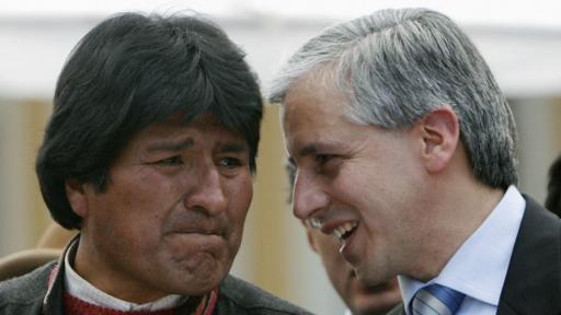 El llanto de Evo Morales en 2008, cuando logró derrotar a la oposición y viabilizar la puesta en vigencia de la actual constitución de Bolivia.