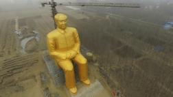 China: Estatua gigante de Mao Tse Tung fue demolida