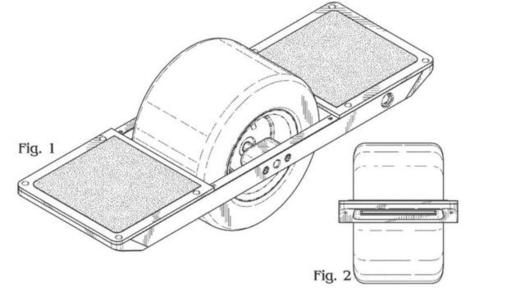 La patente del hoverboard de Future Motion. (Foto: Future Motion)