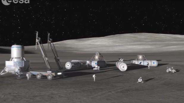 Europa construirá una base lunar habitable para el 2030