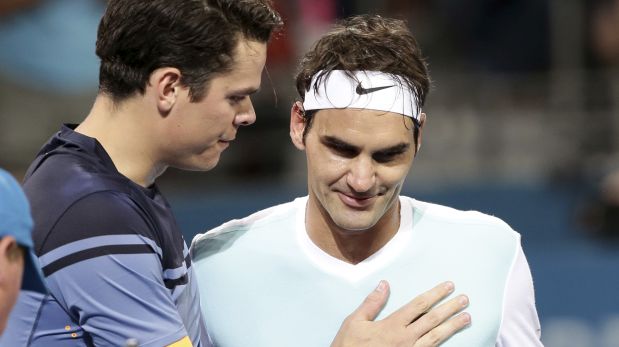 Federer perdió primera final del 2016: Raonic ganó en Brisbane