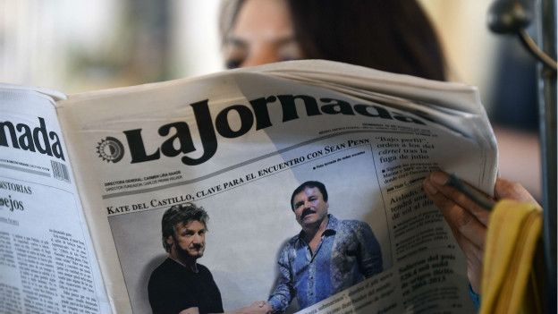 Desde que se supo del encuentro entre El Chapo Guzmán y Penn, buena parte de la atención se enfocó en cómo el actor se contacto con el narco. (Foto: AFP)