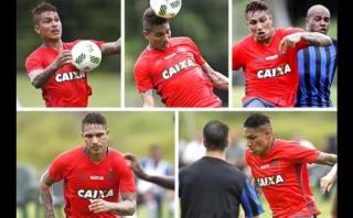 Paolo Guerrero lucha contra la frustración en el Flamengo
