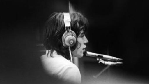 Mick Jagger, de los Rolling Stones, en un estudio de grabación en Londres en 1968.