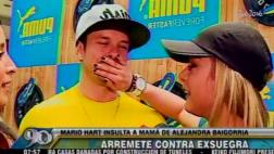 Mario Hart insultó a madre de su ex, Alejandra Baigorria