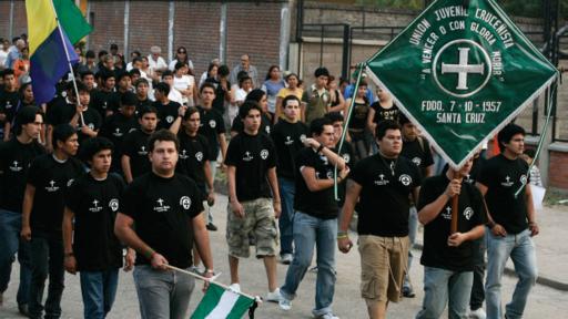 Miembros de las agrupaciones más radicales que se enfrentaron a los seguidores de Evo Morales fueron recibidos después en el oficialismo boliviano. (Foto de 2008)