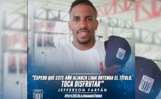 Jefferson Farfán: “Espero que Alianza logre el título, ya toca”