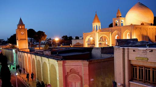 Una de las hermosas esquinas de una de las hermosas ciudades -Isfahán- de Irán.