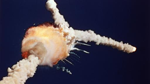 El transbordador Challenger explotó 73 segundos después de haber despegado.