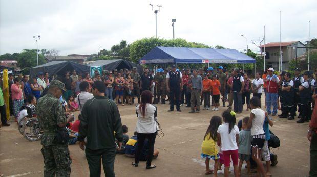 Ucayali: realizan primer simulacro de inundación por lluvias