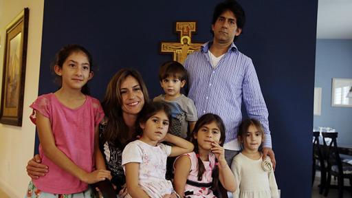 Veronica Abondano, Luis Forero y sus hijos viven en Ave Maria.