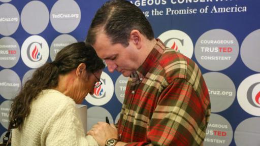 Ted Cruz ha mostrado gran afinidad con la comunidad evangélica estadounidense.