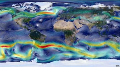 Las corrientes en chorro ocurren tanto en el hemisferio norte como en el sur. (Foto: SPL)