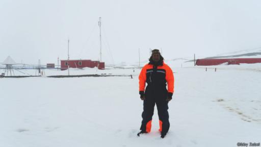 En marzo termina la última misión de Derceo da Costa en la Antártida. (BBC)