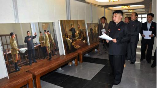 El estudio de arte de Mansudae es el único autorizado para retratar a los líderes de Corea del Norte.