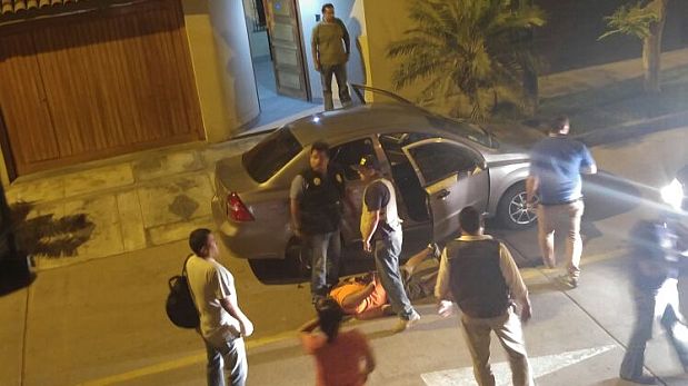 Los vecinos de este sector de Surco escucharon la balacera a las 10 p.m. del martes. (WhatsApp / El Comercio)