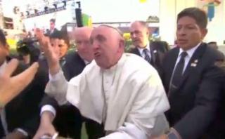 Vaticano sobre molestia del Papa: "Es una reacción muy humana"