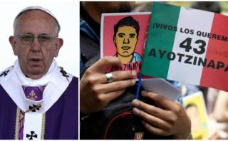 Padres de los 43 de Ayotzinapa no irán a misa del Papa